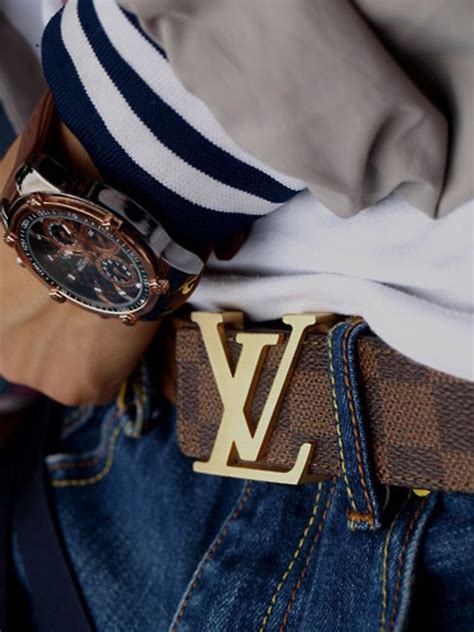 men's lv belt|louis vuitton belt outfit men.